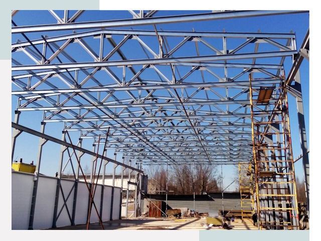 Строительство цехов в Сосногорск от 619 руб. под ключ