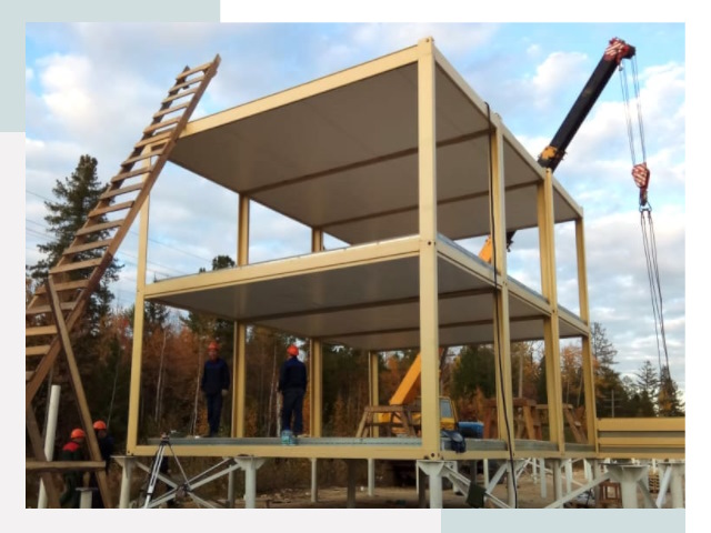 Строительство модульных здания Сосногорск