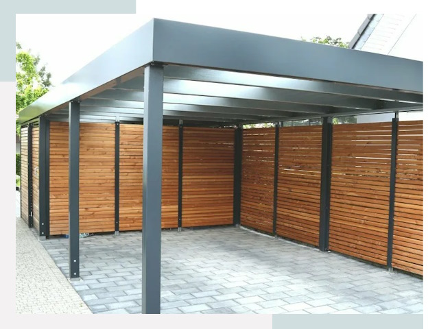 Навесы для парковки в Сосногорске