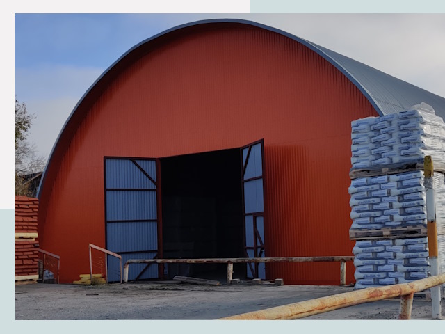 Полукруглые ангары по цене от 619 руб. в Сосногорск