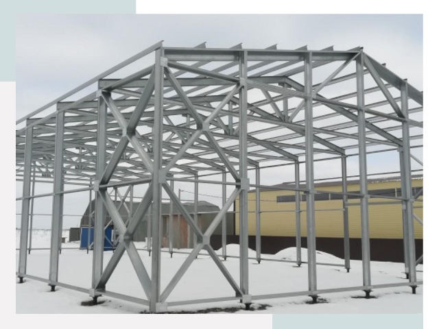 Каркасные ангары в Сосногорске