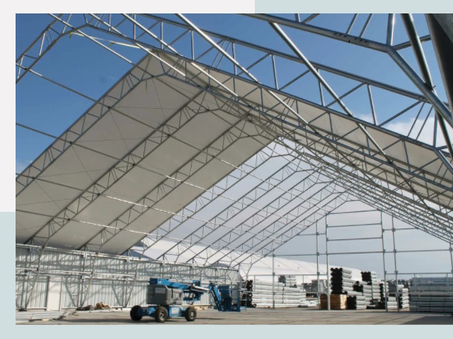 Каркасно-тентовые сооружения от СтальСтрой-Сно по цене 619 руб.