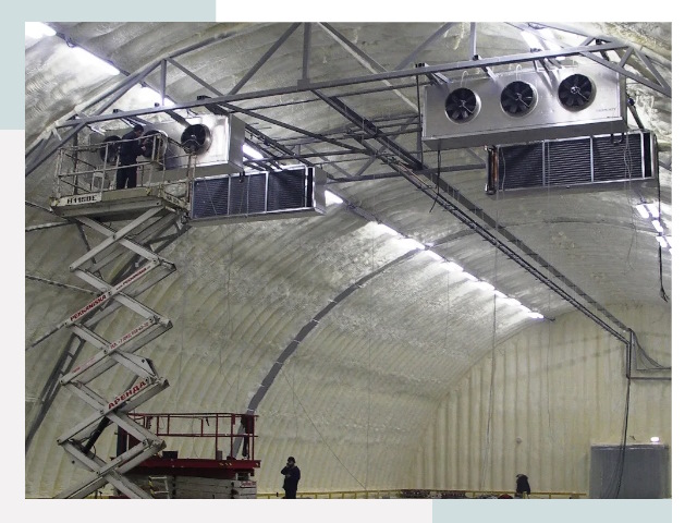 Оснащение ангаров в Сосногорске