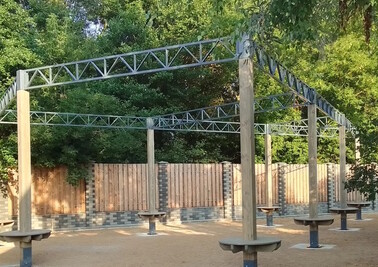 Терраса из металлоконструкций под ключ, проектирование, изготовление и монтаж от СтальСтрой-Сно